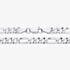 Fashionista Silver Sterling Silver 26 Inch Flat Figaro Chain S1050-26