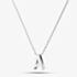 Fashionista Silver Sterling Silver A Initial Pendant CN2583AX11800R1
