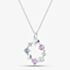 Fashionista Silver Sterling Silver Cubic Zirconia & Simulated Pearl Heart Wreath Pendant 016-33911/SP