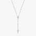 Fashionista Silver Sterling Silver 24 Inch Rosary Necklace S7092
