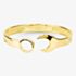 Gold Plated Large Spanner Torque Bangle S8032Y