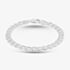 Sterling Silver Flat Square Link Curb Bracelet 20cm 8.23.7123