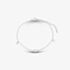 Fashionista Silver Sterling Silver Cubic Zirconia Multi Heart Engravable Bracelet 05S2AZB422805