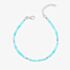 Fashionista Silver Sterling Silver Blue Magnesite Beaded Bracelet B5669T