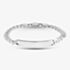 Silver 7.6mm Curb ID 8.5 Inch Bracelet 8.29.4344