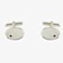 Sterling Silver Oval Edged Ruby Toggle Cufflinks LH45 T/R