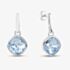 Sterling Silver Blue Sapphire Dropper Earrings E6478T