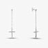 Sterling Silver Rhodium Plated Cubic Zirconia Cross Drop Earrings 8.54.5085