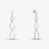 Fashionista Silver Sterling Silver Triple Teardrop Drop Stud Earrings CDC1280XX0000R1