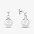 Silver 7 - 7.5mm Freshwater Pearl Drop Earrings EOW6007FW
