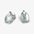 Scarlett Silver Textured Disc Dropper Earrings E3506