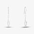 Sterling Silver Oblong Dropper Earrings 8.54.0319