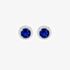 Sterling Silver Brilliant Cut Cubic Zirconia Halo Stud Earrings 8.59.1799