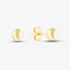 Silver Gold Plated 5mm Ball Stud Earrings S4005