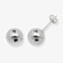 Fashionista Silver Sterling Silver 10mm Ball Stud Earrings G5516