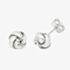 Fashionista Silver Sterling Silver Knot Stud Earrings G5999