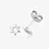 Sterling Silver Star Of David Stud Earrings G51451