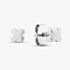 Fashionista Silver Sterling Silver Clover Stud Earrings CEC3802XX0000R1