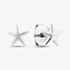 Fashionista Silver Sterling Silver Star Stud Earrings CEC3827XX0000R1