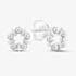 Fashionista Silver Sterling Silver Synthetic Pearl Wreath Stud Earrings 041-74771/SP