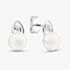 Fashionista Silver Sterling Silver Freshwater Pearl Stud Earrings AE25529Z-WFM/R