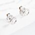 Rachel Galley Sterling Silver Round Edge Stud Earrings ED401-SV