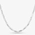 Argentium Silver 17.9 Inch Rectangle Bar Chain ARG-943041-17.9