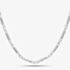 Argentium Silver 18 Inch Tube Bar Chain ARG-943014-18