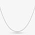 Silver 16 Inch Fine Round Belcher Chain N458