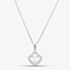 Sterling Silver Freshwater Pearl and Cubic Zirconia Pendant PNW70246FW