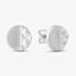 Bourne and Wilde Stainless Steel Round Pyramid Pattern Stud Earrings OSE-687S