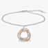 Rosa Lea Triple Intertwined Rings Bracelet BJ-BR365CRG0.5