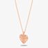 Rosa Lea Open Leaves Heart Necklace AM-2THB010506