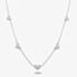 Rosa Lea Pave Hearts Necklace AM-2THB021504