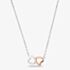 Rosa Lea Double Heart Necklace AM-2THB026106