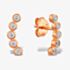 Rosa Lea Bubble Curved Earrings BJ-E2690CRRG0.5M