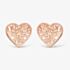 Rosa Lea Open Leaves Heart Stud Earrings AM-2THB010406