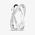 Rosa Lea Double Crossover Half-Eternity Ring BJ-R2786C