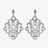 Vamp London Ladies Hidden Mask Fancy Silver Earrings HM038-SI-C