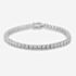 Starbright Silver 3.5mm Round Cubic Zirconia 7.5 Inch Tennis Bracelet B414(3.5M) 7.5~ 3A