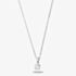 Starbright Silver 6mm Four Claw Cubic Zirconia Pendant E2768P-6M 3A