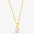 Starbright Gold 6mm Six Claw Cubic Zirconia Pendant E2177P-6M 3A GP