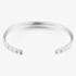 Bourne and Wilde Stainless Steel Pyramid Pattern Cuff Bangle OSB-6154S-MATT