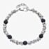 Unique Stainless Steel Lava Stone Chain Bracelet LAB-279/21CM