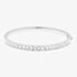 Ted Baker CLEMARA Silver Finish Hinged Crystal Bangle TBJ1567-01-02