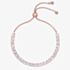 Ted Baker MELRAH Rose Gold Tone Icon Crystal Slider Bracelet TBJ2968-24-02