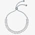 Ted Baker ISABELA Silver Tone Plated Crystal Baguette Toggle Bracelet TBJ3779-01-02