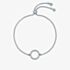 Ted Baker HELA Silver Tone Plated Crystal Open Circle Bracelet TBJ4226-01-02
