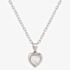 Ted Baker HANNELA Silver Tone Crystal Heart Necklace TBJ1681-01-02