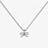 Ted Baker BLAIRE Silver Tone Mini Bow Pendant Necklace TBJ4175-01-03